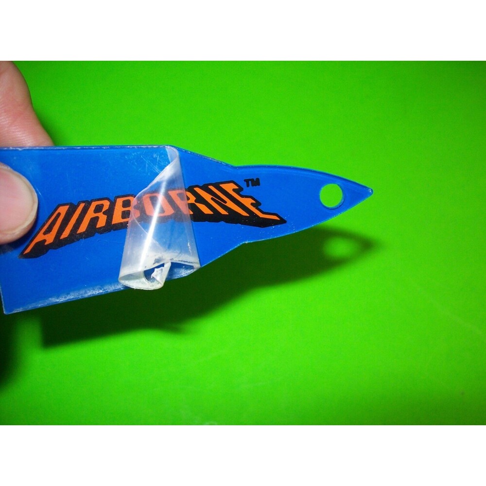 Capcom AIRBORNE 1996 NOS Flipper Pinball Machine Plastic Promo KEYCHAIN Mint